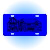 Copy of Personalized 3 X 6 Heavy Duty Acrylic / Plastic License Plate Thumbnail