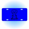 Copy of Personalized 3 X 6 Heavy Duty Acrylic / Plastic License Plate Thumbnail