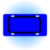 Copy of Personalized 3 X 6 Heavy Duty Acrylic / Plastic License Plate Thumbnail
