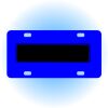 Copy of Personalized 3 X 6 Heavy Duty Acrylic / Plastic License Plate Thumbnail