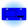 Copy of Personalized 3 X 6 Heavy Duty Acrylic / Plastic License Plate Thumbnail