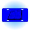 Copy of Personalized 3 X 6 Heavy Duty Acrylic / Plastic License Plate Thumbnail