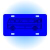 Copy of Personalized 3 X 6 Heavy Duty Acrylic / Plastic License Plate Thumbnail