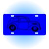 Copy of Personalized 3 X 6 Heavy Duty Acrylic / Plastic License Plate Thumbnail