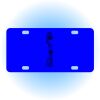 Copy of Personalized 3 X 6 Heavy Duty Acrylic / Plastic License Plate Thumbnail