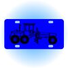 Copy of Personalized 3 X 6 Heavy Duty Acrylic / Plastic License Plate Thumbnail