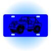 Copy of Personalized 3 X 6 Heavy Duty Acrylic / Plastic License Plate Thumbnail