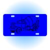 Copy of Personalized 3 X 6 Heavy Duty Acrylic / Plastic License Plate Thumbnail