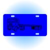 Copy of Personalized 3 X 6 Heavy Duty Acrylic / Plastic License Plate Thumbnail