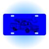 Copy of Personalized 3 X 6 Heavy Duty Acrylic / Plastic License Plate Thumbnail