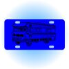 Copy of Personalized 3 X 6 Heavy Duty Acrylic / Plastic License Plate Thumbnail