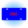 Copy of Personalized 3 X 6 Heavy Duty Acrylic / Plastic License Plate Thumbnail