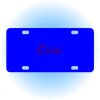 Copy of Personalized 3 X 6 Heavy Duty Acrylic / Plastic License Plate Thumbnail