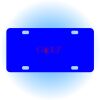 Copy of Personalized 3 X 6 Heavy Duty Acrylic / Plastic License Plate Thumbnail