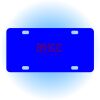 Copy of Personalized 3 X 6 Heavy Duty Acrylic / Plastic License Plate Thumbnail