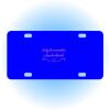 Copy of Personalized 3 X 6 Heavy Duty Acrylic / Plastic License Plate Thumbnail