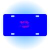 Copy of Personalized 3 X 6 Heavy Duty Acrylic / Plastic License Plate Thumbnail
