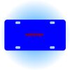 Copy of Personalized 3 X 6 Heavy Duty Acrylic / Plastic License Plate Thumbnail