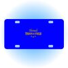 Copy of Personalized 3 X 6 Heavy Duty Acrylic / Plastic License Plate Thumbnail