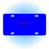Copy of Personalized 3 X 6 Heavy Duty Acrylic / Plastic License Plate Thumbnail