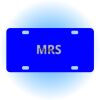 Copy of Personalized 3 X 6 Heavy Duty Acrylic / Plastic License Plate Thumbnail