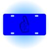 Copy of Personalized 3 X 6 Heavy Duty Acrylic / Plastic License Plate Thumbnail