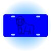 Copy of Personalized 3 X 6 Heavy Duty Acrylic / Plastic License Plate Thumbnail