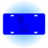 Copy of Personalized 3 X 6 Heavy Duty Acrylic / Plastic License Plate Thumbnail
