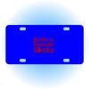Copy of Personalized 3 X 6 Heavy Duty Acrylic / Plastic License Plate Thumbnail