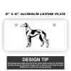 2" X 4" Aluminum License Plate  Thumbnail