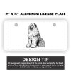 2" X 4" Aluminum License Plate  Thumbnail