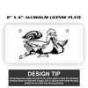 2" X 4" Aluminum License Plate  Thumbnail