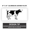 2" X 4" Aluminum License Plate  Thumbnail