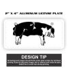 2" X 4" Aluminum License Plate  Thumbnail