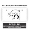 2" X 4" Aluminum License Plate  Thumbnail
