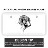 2" X 4" Aluminum License Plate  Thumbnail