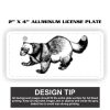 2" X 4" Aluminum License Plate  Thumbnail