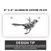 2" X 4" Aluminum License Plate  Thumbnail