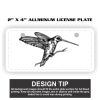 2" X 4" Aluminum License Plate  Thumbnail