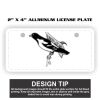 2" X 4" Aluminum License Plate  Thumbnail