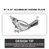 2" X 4" Aluminum License Plate  Thumbnail