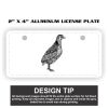 2" X 4" Aluminum License Plate  Thumbnail