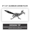 2" X 4" Aluminum License Plate  Thumbnail