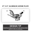 2" X 4" Aluminum License Plate  Thumbnail