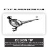 2" X 4" Aluminum License Plate  Thumbnail