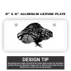 2" X 4" Aluminum License Plate  Thumbnail