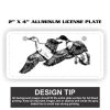 2" X 4" Aluminum License Plate  Thumbnail