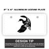 2" X 4" Aluminum License Plate  Thumbnail
