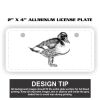 2" X 4" Aluminum License Plate  Thumbnail