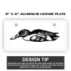 2" X 4" Aluminum License Plate  Thumbnail